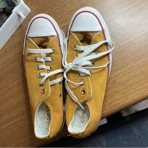 Mustard Yellow Converse - Like New!